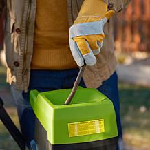 Earthwise 15-Amp Electric Corded Chipper Shredder with Collection Bag