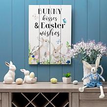 Easter Wooden Bunny Door Hanger