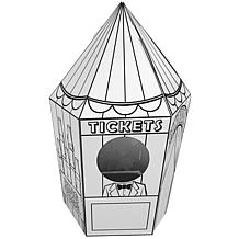 Easy Playhouse Carnival Tent Kids DIY Art and Crafts Activity