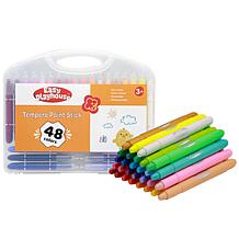 Easy Playhouse Tempera Paint Sticks - 48 Vibrant Colors