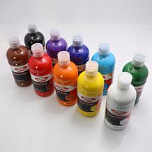 Easy Playhouse Tempera Paints 10-Pack 16.9oz Bottles