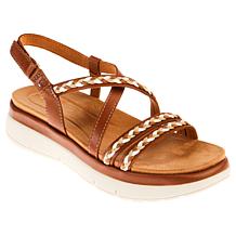 easy spirit Ivani Leather Wedge Sandal