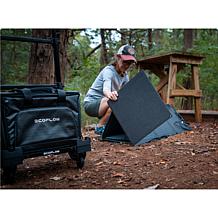 EcoFlow DELTA 3 Classic Power Station with 110W Solar Panel & Trolley