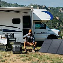 EcoFlow Tech DELTA 2 Max Power Station with 160W Solar Panel & Trolley