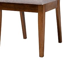 Eira 5-Piece Wood Dining Set with Plush Upholstered Chairs