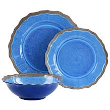 Elama Roma 12-Piece Melamine Dinnerware Set