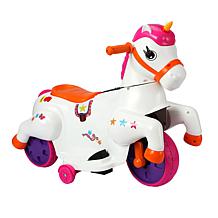 Electric 6V Unicorn Ride-On Toy for Kids 3 to 6 Years