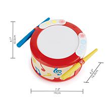 Electronic Drum Musical Instrument Toy with Lights and Guided Play