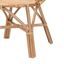 Eliava Bohemian Natural Rattan Accent Chair 29.5"W x 35.8"H