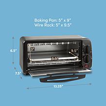 Elite Gourmet 2-Slice Toaster Oven with Timer