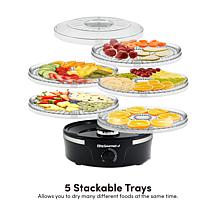 Elite Gourmet 5-Tier Food Dehydrator with Adjustable Temperature Dial