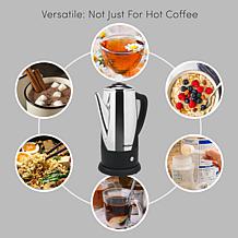 Elite Gourmet Stainless Steel 12 Cup Percolator EC812