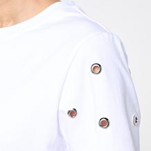 Elle Get the Look Grommet Tee