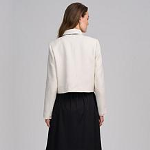 Elle Get the Look Sash Bow Tweed Jacket