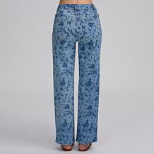 Elle Live Get the Look Lace Print Denim Pant