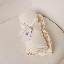 Emryn House 50" x 60" Ruffle Knit Throw