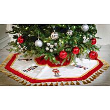 Emryn House Embroidered Heritage Tree Skirt 