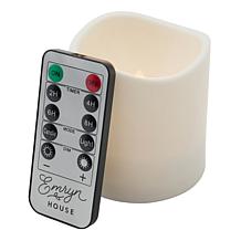 Emryn House Lantern with LED Candle and Remote