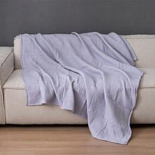 Emryn House Reversible 60" x 70" Cotton Gauze Throw
