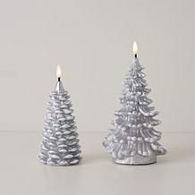 Emryn House S/2 Flameless Tree Candles