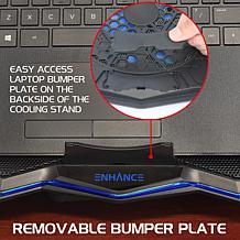 ENHANCE Cryogen 5 Gaming Laptop Cooling Pad Stand w/ 7 Height Settings