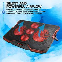 ENHANCE Cryogen Gaming Laptop Cooling Pad - Fits 17" Computer and PS4