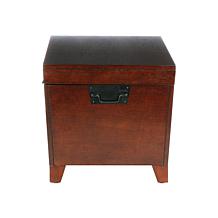 Espresso Pyramid Trunk Cocktail Table