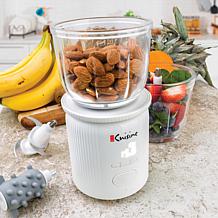 Euro Cuisine Cordless Chopper with Scale and Two Glass Bowls