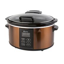 Euro Cuisine Electric Programmable Slow Cooker - 6-quart