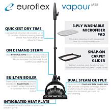 Euroflex Vapour M2R Ultra Dry Floor Steam Cleaner