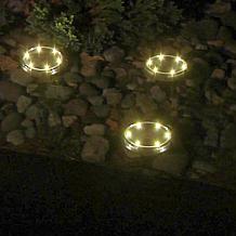 Eveready Solar Multi-Direction Disc Lights - 8-pack