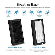 EyeVac Air - 2-In-1 Air Purifier/Deodorizer & Vacuum, White