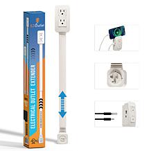 EZ Outlet with 180-Degree Rotation, Extension and 4 Port Connections