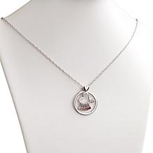 Family Circle and Heart Slider Pendant