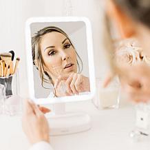 Fancii Aura Lighted White Vanity Makeup Mirror