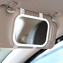 Fancii Juni 2 LED Lighted Sun Visor Vanity Mirror