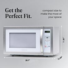 Farberware Classic 1.1 cu. ft. 1000-Watt Microwave - White & Platinum 