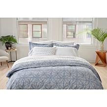 Farm to Home Organic Cotton Indigo Batik Design Duvet Set - Twin