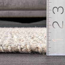 Farmhouse Off White Jute Area Rug