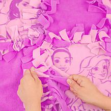Fashion Angels Disney Princess No Sew Blanket, Blanket Craft Kit