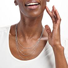 Fiorenza 4-Strand Graduated Necklace