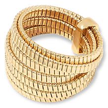 Fiorenza Jewelry Sterling Silver Multi-Row Highway Tubogas Ring