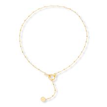 Fiorenza Y-Drop Forzantina Chain Necklace with Toggle Bar