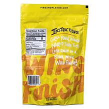 Fire & Flavor FFR117 All Natural Wing Finish, Lemon Pepper