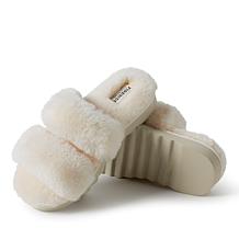 Fireside by Dearfoams Women's Benalla Genuine Shearling Slide