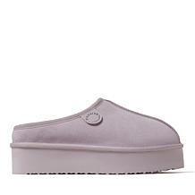 Fireside by Dearfoams Women's Genuine Shearling Platform Clog