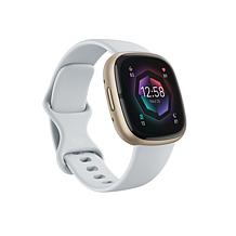 Fitbit Sense 2 Advanced Health Smartwatch - Blue Mist, Pale Gold