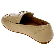 FitFlop Allegro Fringe Buckled Leather Loafer
