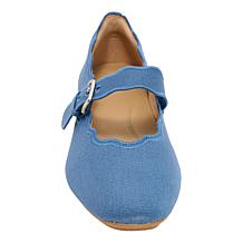 FitFlop Delicato Wave-Edge Canvas Mary Jane Shoe