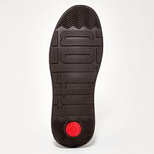 FitFlop F-Mode Leather/Suede Flatform Zip Ankle Boot